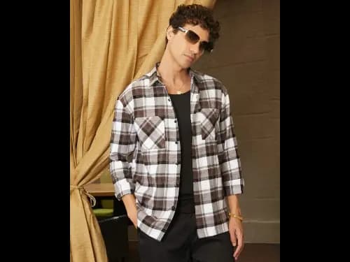 Men Checks Regular Fit Shirt