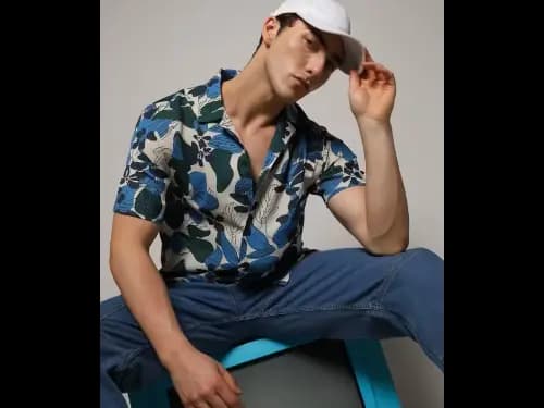 Men Printed Regular Fit Shirt