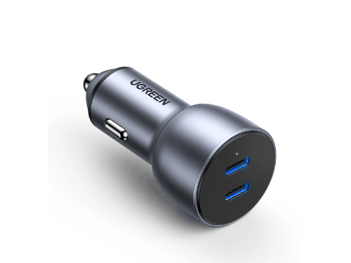 UGREEN 50W Dual Type-C Port PD Fast Car Charger – CD213 - 70594 (2)
