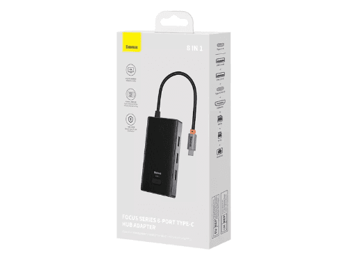 Baseus PioneerJoy 8-Port Type-C HUB Adapter - WKYY030313 (6)