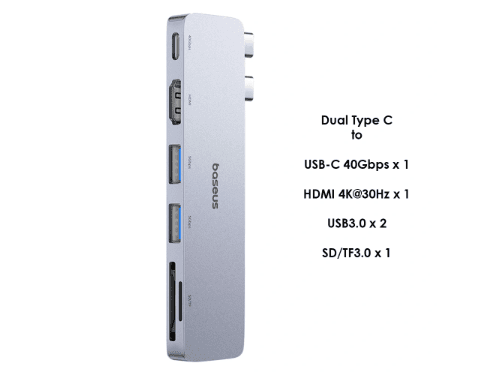 Baseus UltraJoy Series 6-Port HUB - B00052802811-04