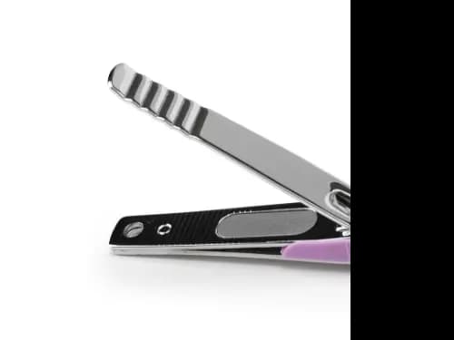 BASICARE TOENAIL CLIPPER -STRAIGHT BLADES WITH LASER FILE & CATCHER
