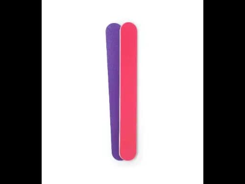 Cushioned Nail Shapers 2Pcs Pink+Purple