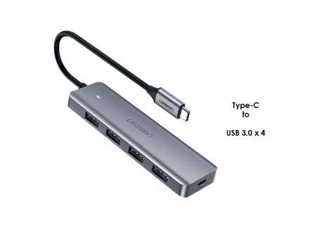UGREEN 4-Port Type C 3.0 To 4 Ports HUB  CM219 - 70336 with 1 Year Warranty