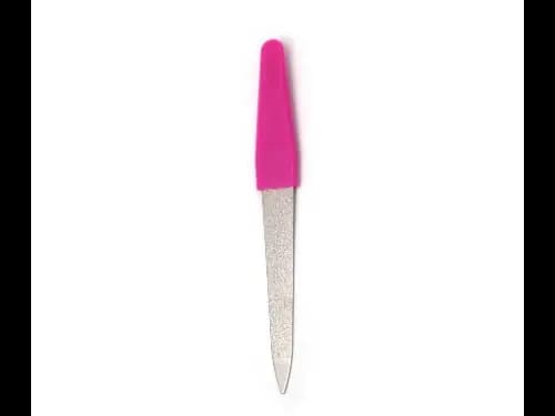 Sapphire Nail File With Pink Handle 11.5
