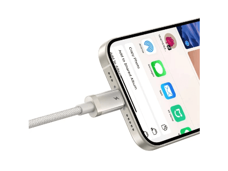 Baseus Titanium Alloy 2 Meter USB to Lightning 2.4A Fast Charging Cable - P10378103G21-00 (3)