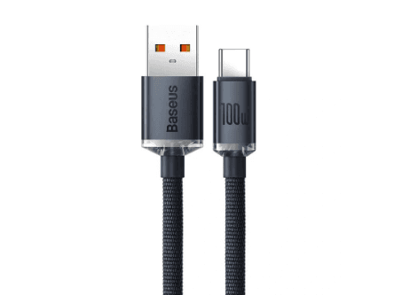 Baseus Crystal Shine Series 1.2 Meter 100W USB to Type-C Data Cable -  CAJY000401 (2)