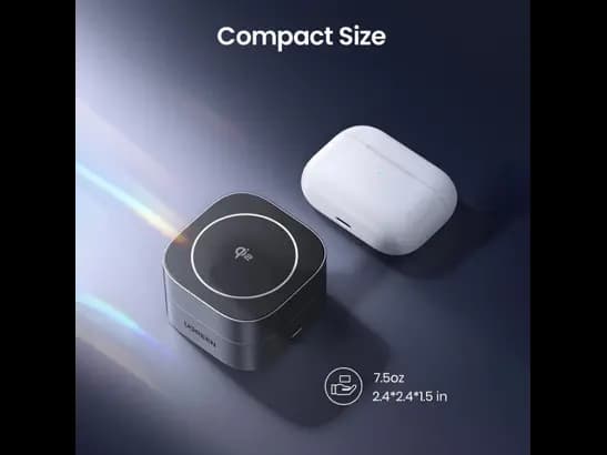 Ugreen 2-in-1 Magnetic Wireless 25W Charger for IPhone   AirPods – 35316 (3)