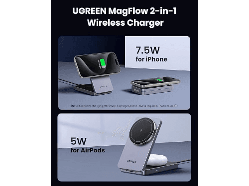 UGREEN 2-in-1 Magnetic (Phone and Air Pods) Wireless Charger – W528 - 45056 (5)