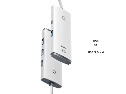 Baseus Lite Series 4-Port USB-A HUB Adapter - WKQX030002