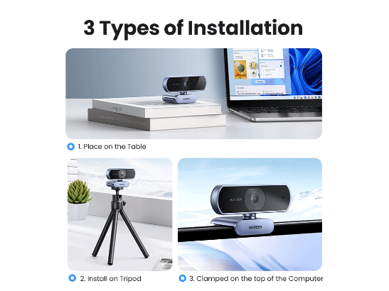 UGREEN HD 1080P Webcam – CM678 - 15728 with 1 year Warranty (6)