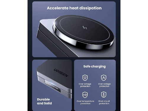 UGREEN 2-in-1 Magnetic (Phone and Air Pods) Wireless Charger – W528 - 45056 (2)