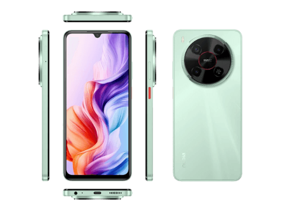 Nubia V70 Max (4GB / 6GB - 128GB) With Lake Green & Galactic Gray - 1 Year Warranty (4)