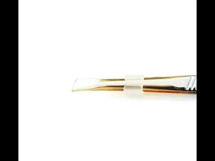 Tweezer- Stainless Steel Gold Flat Tips (2)