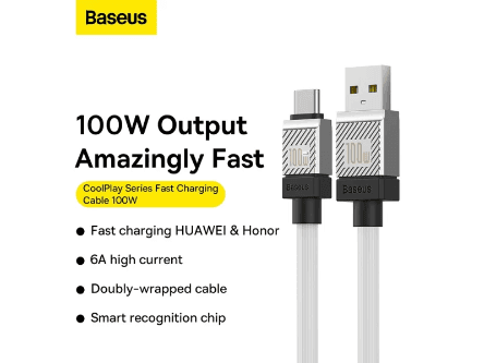 Baseus CoolPlay Series 100W 1 Meter USB to Type-C Cable - CAKW000602 (5)