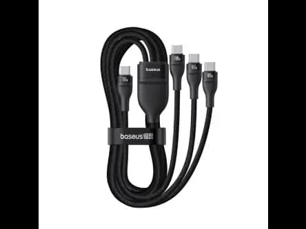 Baseus Flash Series 3 1.5Meter 100W One-for-three Type-C to C C C Fast Charging Cable - P10377503111-00 (4)