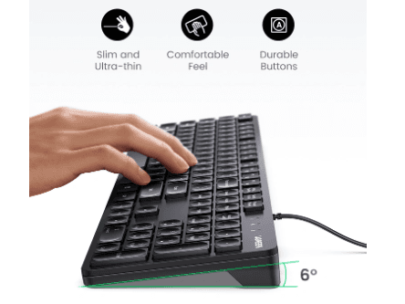UGREEN Wired Keyboard KU004 - 90875 with 1 year warranty (5)