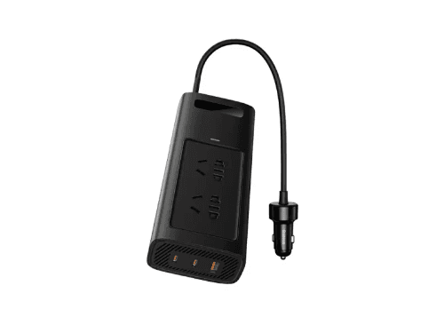 Baseus Power Inverter Pro 150W Car Current Converter – Black- 6 Months Warranty (3)
