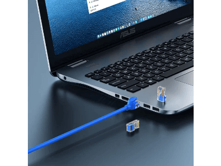 Baseus CAT 6 – 0.5 Meter High Speed Gigabit Ethernet Cable (Round Cable) – Galaxy Blue - B00133204311-00 (3)