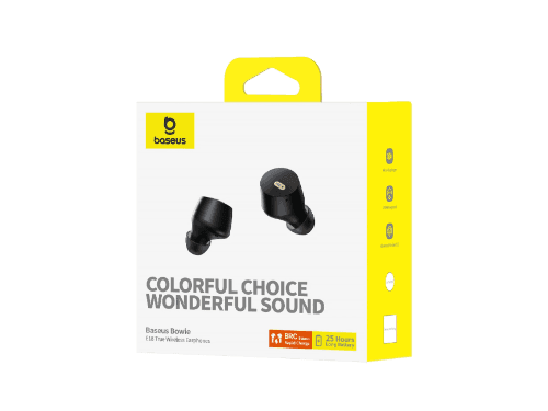 Baseus Bowie E18 True Wireless Earphones – Cosmic Black - A00023800123-00 with 6 Months Warranty (7)