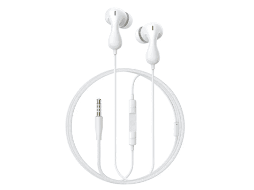 Baseus Encok HZ20 Wired Earphones – Moon White - A00171500213-00