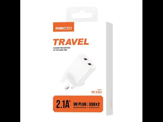 Recci RC53U 2.1A Dual USB Charger with 6 Month Warranty (6)