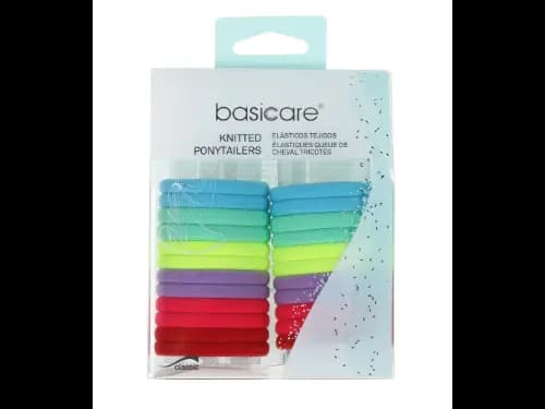 BASICARE KNITTED PONYTAILERS -PACK OF 24 (2)