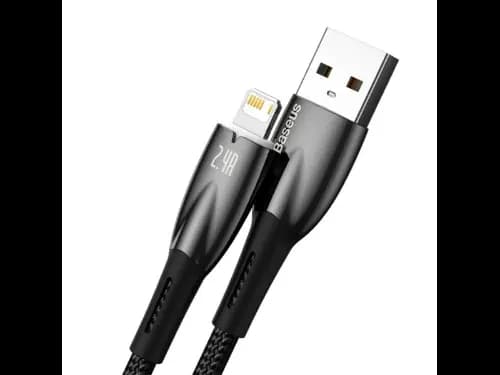 Baseus Glimmer Series 1 Meter USB to Lightning 2.4A Cable – CADH000201 (2)