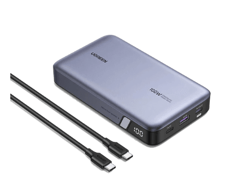 UGREEN 100W 20000mAh Two-way Fast Charging Power Bank PB720 - 25188