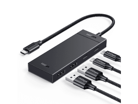 UGREEN 4-Port 10Gbps Hub – CM806 - 35583 with 1 Year Warranty
