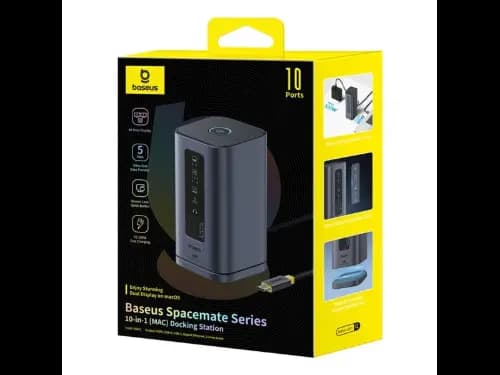 Baseus Spacemate Series 10-in-1 Dual Screen Docking Station (Windows, MacOS, Android, Chrome OS) - B00568102813-00 (6)