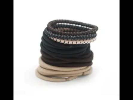 Elastic snag free 21 pcs