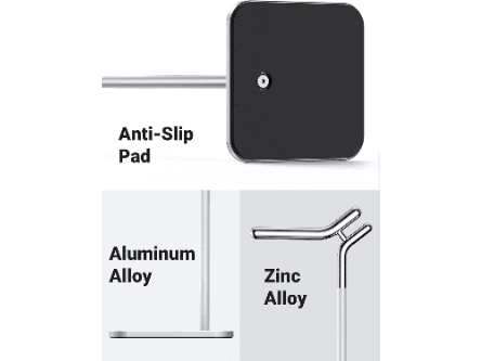 UGREEN Alloy Universal Headphone Holder Stand – LP143 - 80701 (4)
