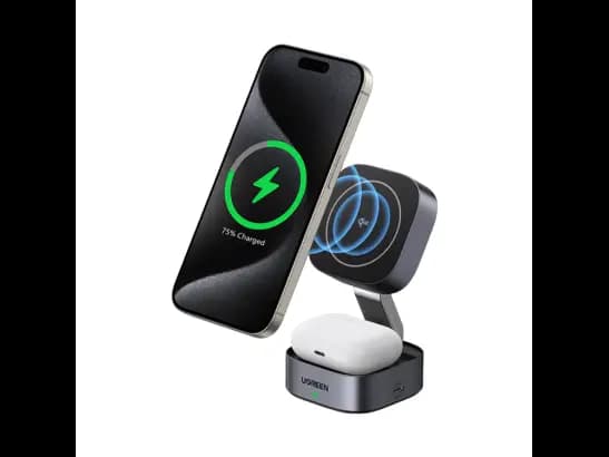 Ugreen 2-in-1 Magnetic Wireless 25W Charger for IPhone + AirPods – 35316