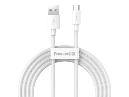 Baseus Simple Wisdom (2PCS/Set) USB to Micro 1.5 Meter 2.1A Data Cable Kit - TZCAMZJ-02