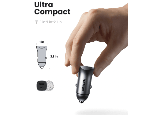 UGREEN Dual USB Car Charger | CD130 - 30780 (2)