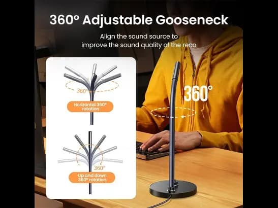 Ugreen Desktop USB Microphone – 90416 (3)