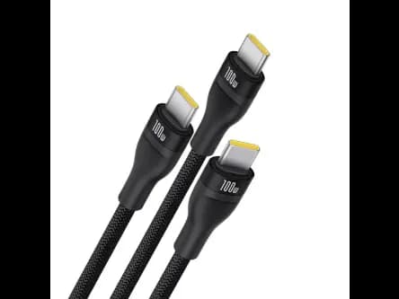 Baseus Flash Series 3 1.5Meter 100W One-for-three Type-C to C C C Fast Charging Cable - P10377503111-00 (3)