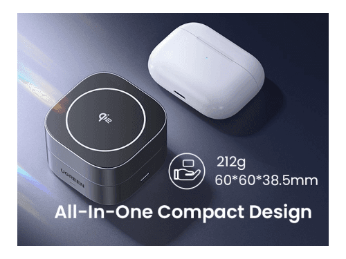 UGREEN 2-in-1 Magnetic Wireless Charger 15W  W702 - 35316 (5)