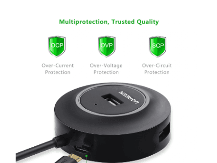 UGREEN USB to USB 2.0 4 Ports 1 Meter HUB | CR106 - 20277 (3)