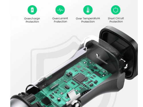 UGREEN Dual USB Car Charger | CD130 - 30780 (4)