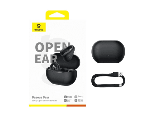 Baseus Bass 15 Clip Open-Ear True Wireless Earphones - A00079500113-00 with 6 months warranty (6)