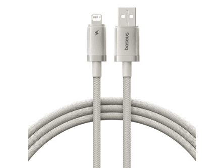 Baseus Titanium Alloy 1 Meter USB to Lightning 2.4A Fast Charging Cable - P10378102G21-01
