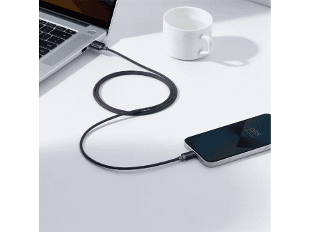 Baseus Crystal Shine Series 2Meter 2.4A USB to iPhone Fast Charging Data Cable - CAJY000101 (4)