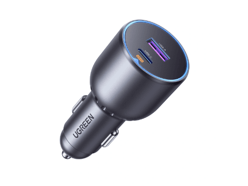 UGREEN 63W Type-C + USB Fast Car Charger – EC701 - 35023