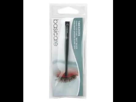 Tweezer - Stainless Steel Matt Black Slant Tip (2)