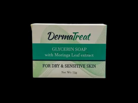 DermaTreat Glycerin Soap with Moringa Leaf extract