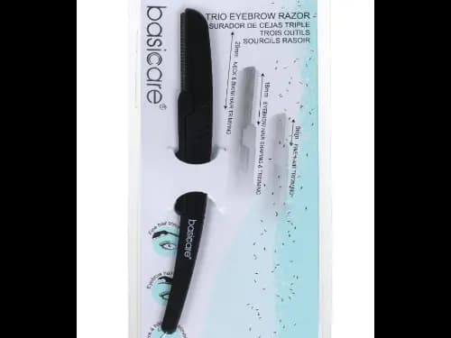 BASICARE TRIO EYEBROW RAZOR
