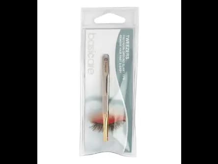Tweezer- Stainless Steel Gold Slant Tip (3)