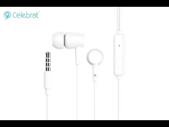CELEBRAT G13 Super Bass Wired Earphone Black / White - 6 months warranty (4)